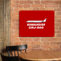 Thumbnail for Bombardier CRJ-900 Printed Metal Sign