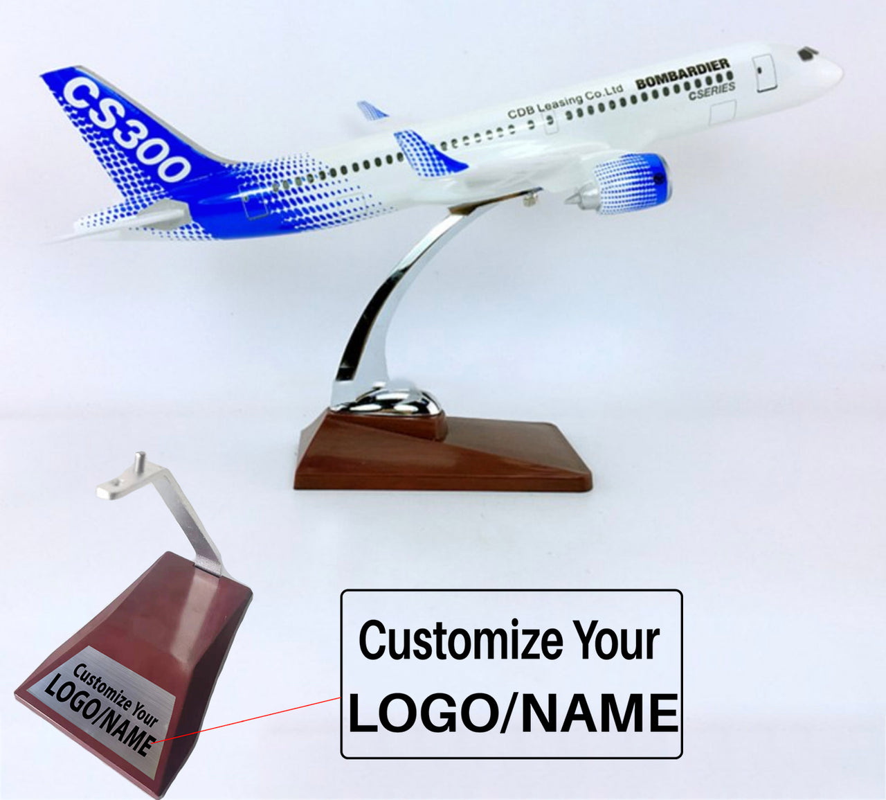 Bombardier CS300 (Special Edition 36CM) Airplane Model