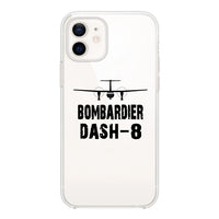 Thumbnail for Bombardier Dash-8 & Plane Designed Transparent Silicone iPhone Cases