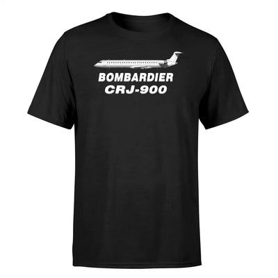 Bombardier CRJ-900 design on black single side
