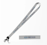 Thumbnail for Bombardier CRJ200 lanyard - light gray