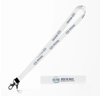 Thumbnail for Bombardier CRJ700 lanyard - white