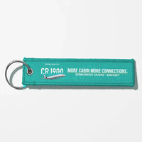 Thumbnail for Bombardier CRJ900 Aviator Key Chains - Turquoise