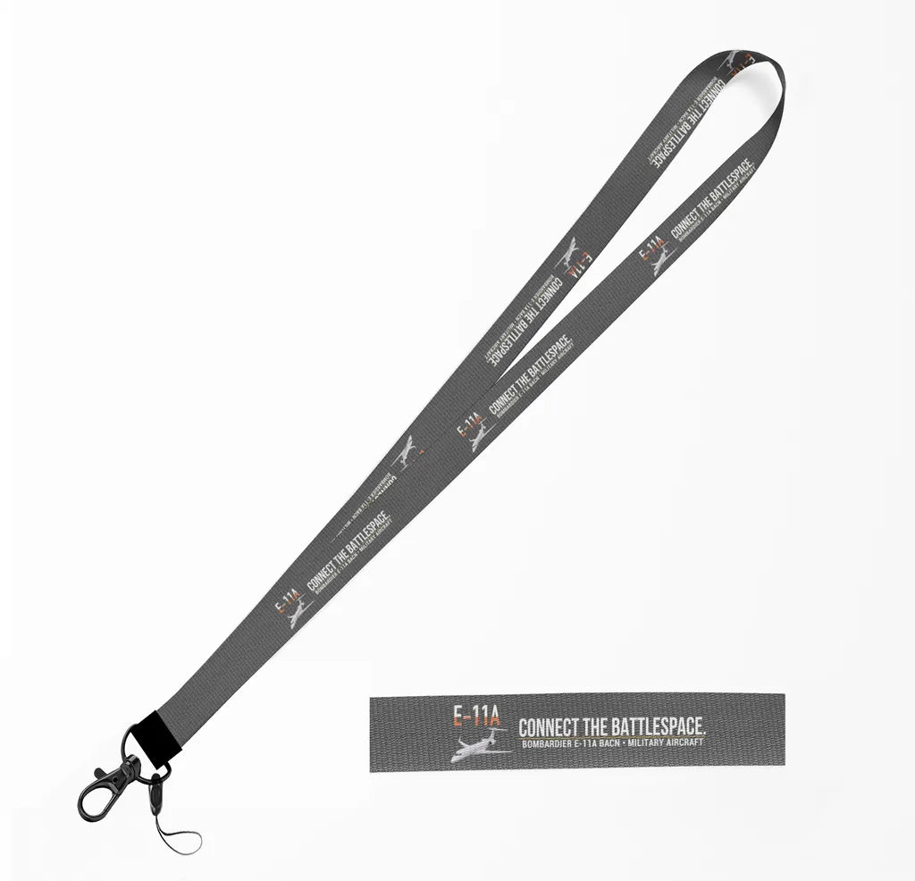 Bombardier E-11A BACN lanyard - gray