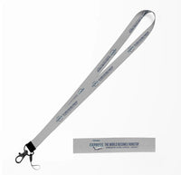 Thumbnail for Bombardier Global Express lanyard - light gray