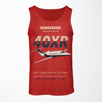 Thumbnail for Bombardier Learjet 40XR design on red tank top