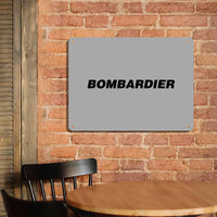 Thumbnail for Bombardier & Text Printed Metal Sign