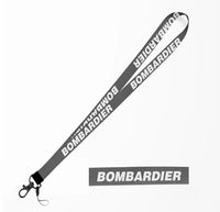 Thumbnail for Bombardier & Text lanyard - gray