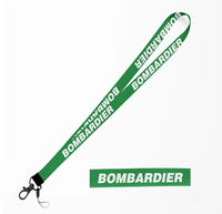 Thumbnail for Bombardier & Text lanyard - green