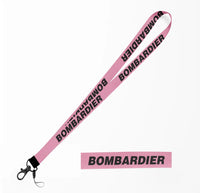 Thumbnail for Bombardier & Text lanyard - pink