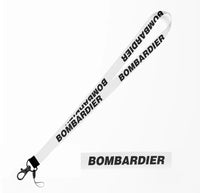 Thumbnail for Bombardier & Text lanyard - white