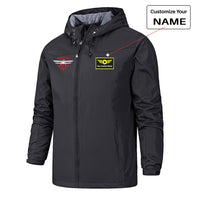 Thumbnail for Born To Fly Designed Designed Rain Jackets & Windbreakers