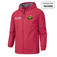 Thumbnail for Born To Fly Helicopter Designed Rain Jackets & Windbreakers