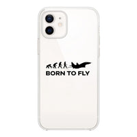 Thumbnail for Born To Fly Military Designed Transparent Silicone iPhone Cases