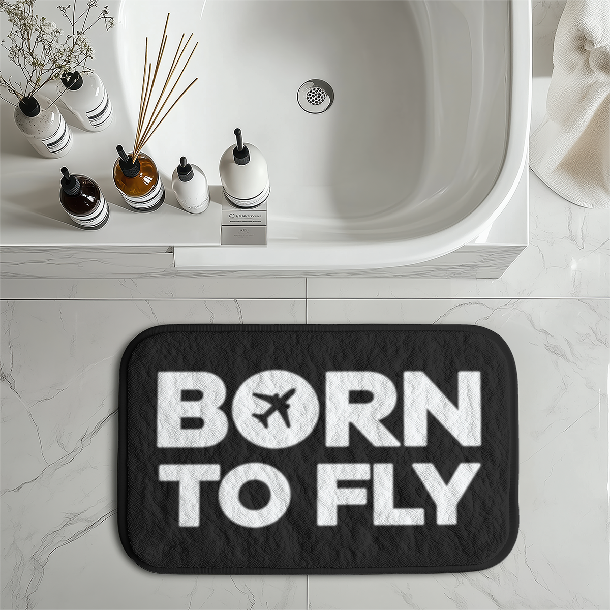Born To Fly Special Designed Bath Mats