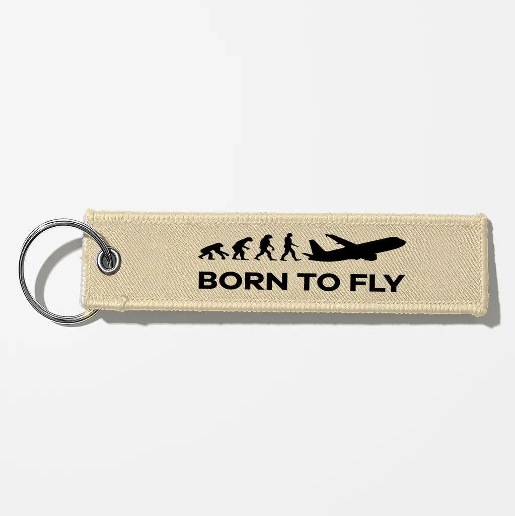 Born To Fly Key Chains - Beige