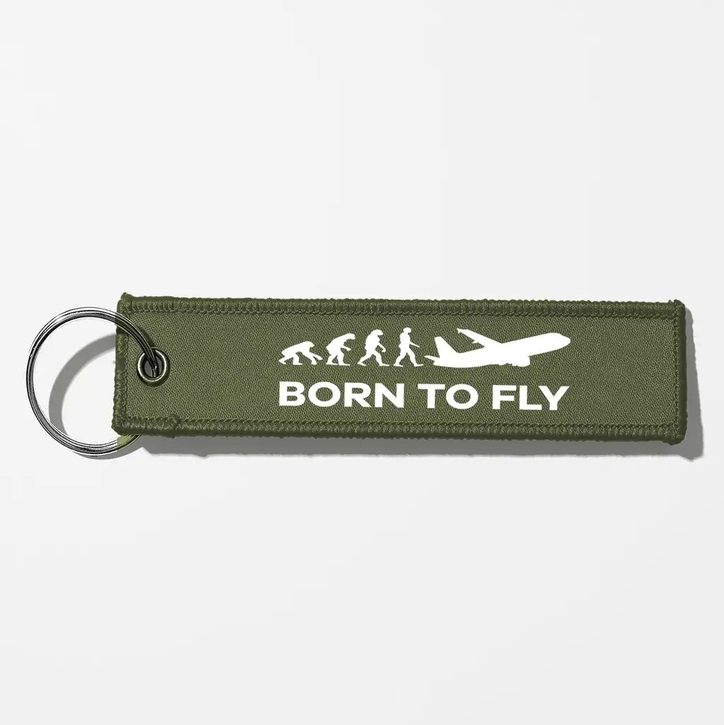 Born To Fly Key Chains - Green Army