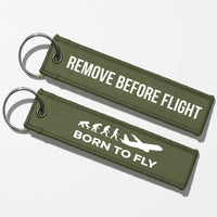 Thumbnail for Born To Fly Key Chains - Green Army - Remove Before Flight