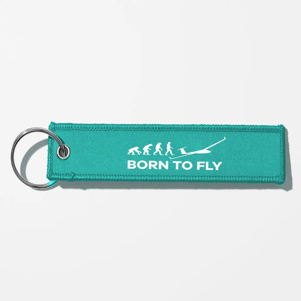 Born To Fly (Glider) Key Chains - Turquoise