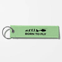 Thumbnail for Born To Fly (Helicopter) Key Chains - Light Green