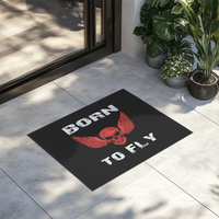 Thumbnail for Born To Fly SKELETON Designed Door Mats