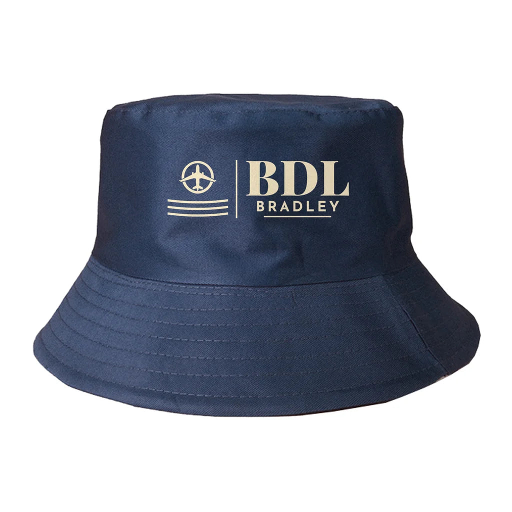 Bradley International Airport (BDL) summer hat - dark blue