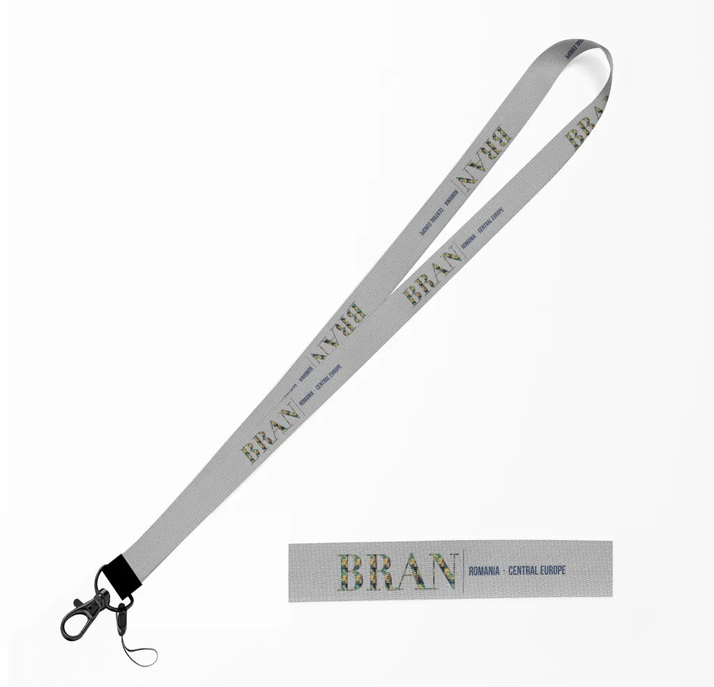 Bran City Series lanyard - light gray