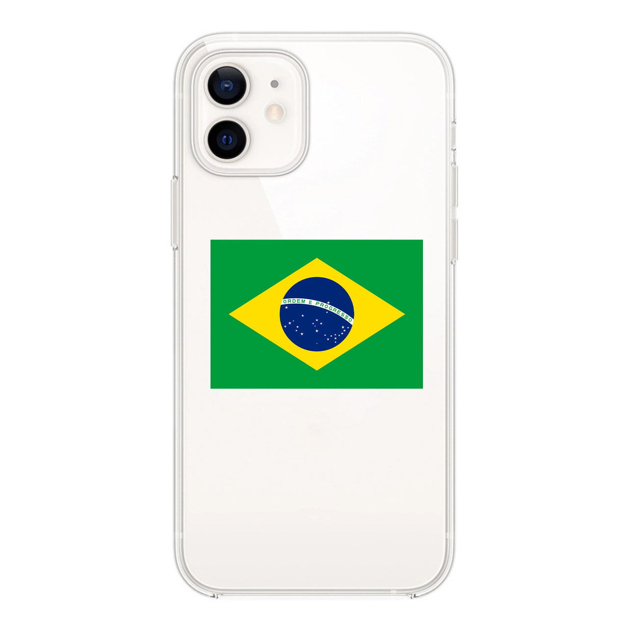 Brazil Designed Transparent Silicone iPhone Cases