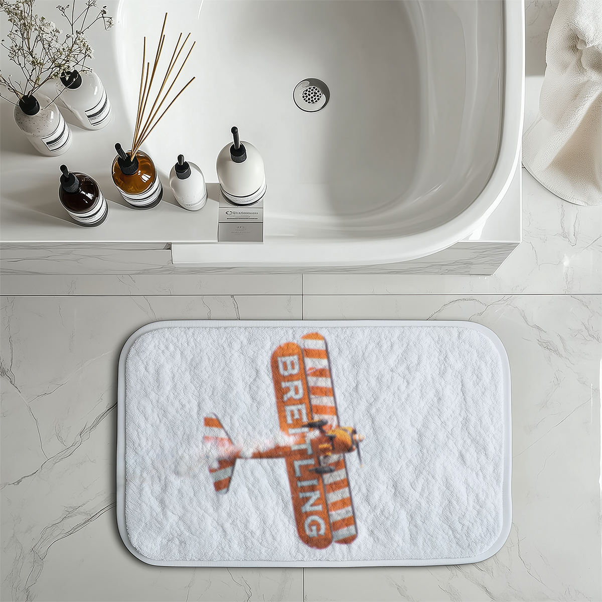 Breitling Show Aircraft Designed Bath Mats