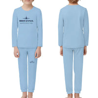 Thumbnail for Bristol Britannia 312 - Children Pajamas - Heritage Chest - Light Blue