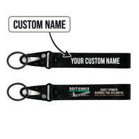 Thumbnail for Bristol Britannia 312 Hawk-Shaped Key Chains - Black - Original - Personalized