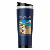Thumbnail for Bristol Britannia 312 - Poster - Stainless Steel (No Holder) - Dark Blue