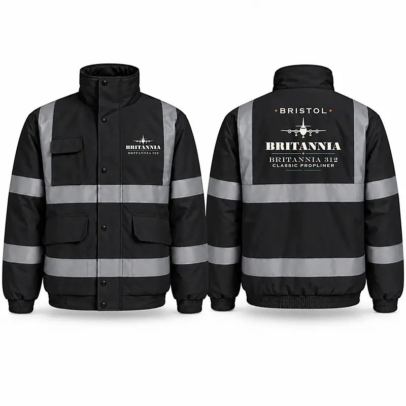 Bristol Britannia 312 Reflective Winter Jackets - Heritage - Black
