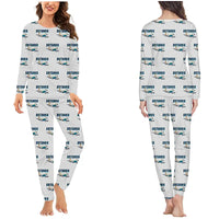 Thumbnail for Bristol Britannia 312 - Women Pajamas - Cartoon Pattern - Light Gray