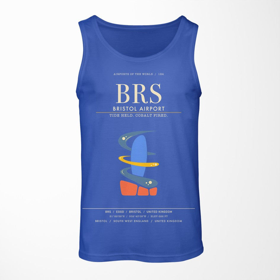 Bristol Airport BRS Tank Top - Blue