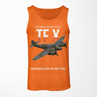 Thumbnail for Bristol Beaufighter TF X design on orange tank top