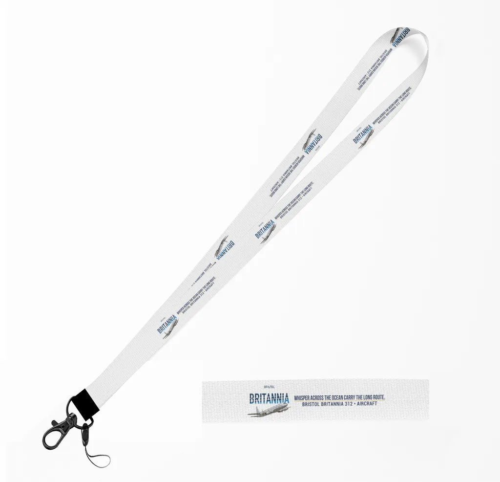 Bristol Britannia 312 lanyard - white
