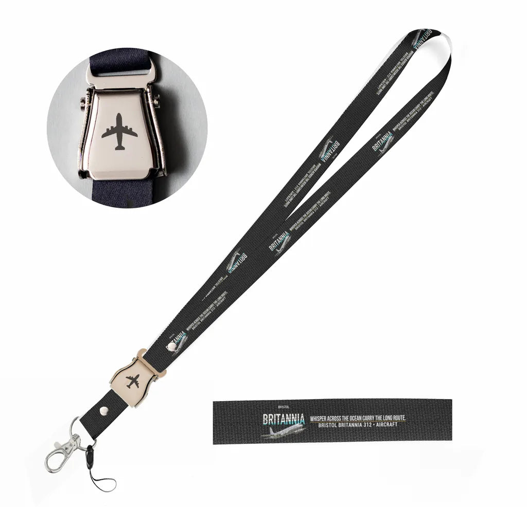 Bristol Britannia 312 seat belt lanyard - black
