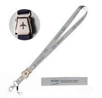 Thumbnail for Bristol Britannia 312 seat belt lanyard - light gray
