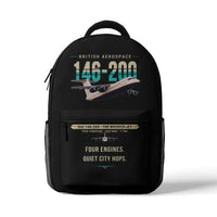 Thumbnail for British Aerospace 146-200 - 3D Backpack - Original - Black