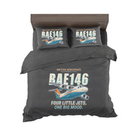 Thumbnail for British Aerospace 146-200 - Cartoon - Bedding Set - Black