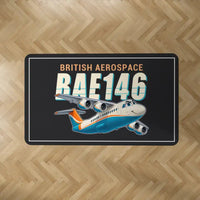 Thumbnail for British Aerospace 146-200 - Cartoon - Rectangle Carpet - Black