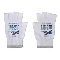 Thumbnail for British Aerospace 146-200 - Gloves - Cut - Original + Name - Light Gray