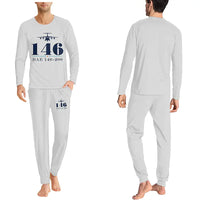 Thumbnail for British Aerospace 146-200 - Men Pajamas - Heritage Chest - Light Gray