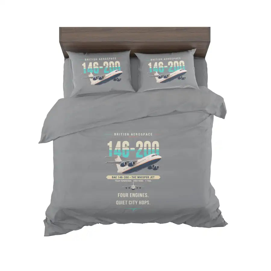 British Aerospace 146-200 - Original - Bedding Set - Gray