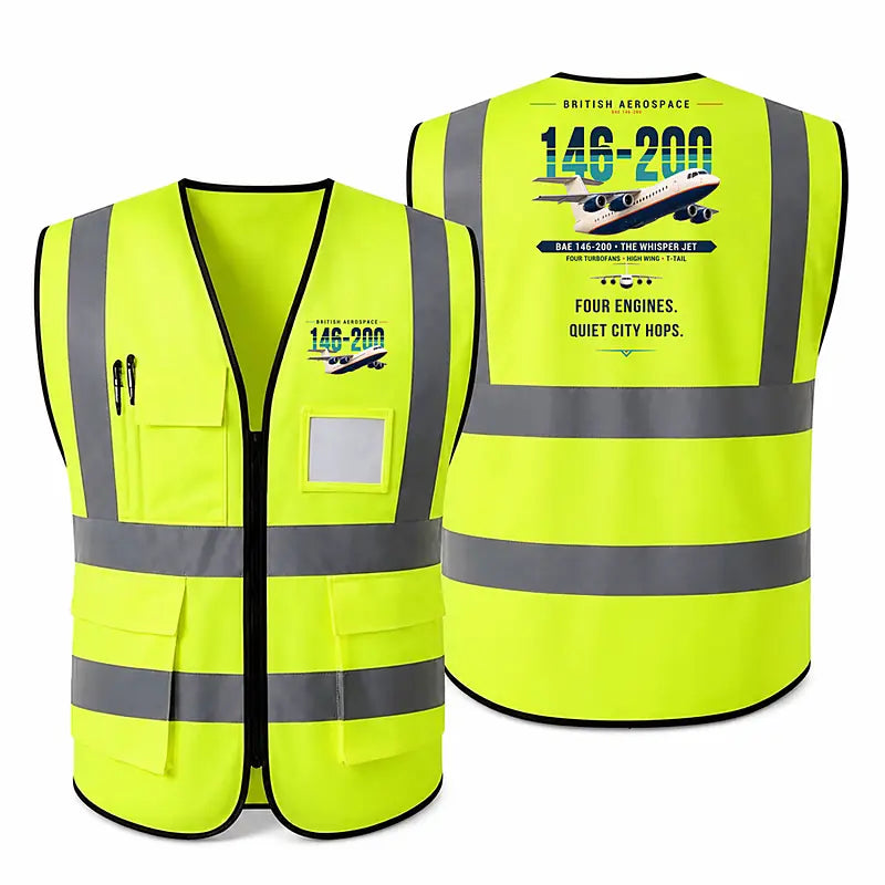 British Aerospace 146-200 - Original - Reflective Vest - Fluorescent Green