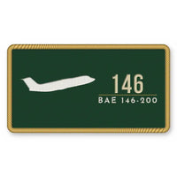 Thumbnail for British Aerospace 146-200 Patches - Rectangle - Forest Gold