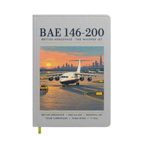 Thumbnail for British Aerospace 146-200 - Poster - Notebook - Light Gray