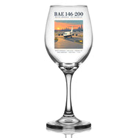 Thumbnail for British Aerospace 146-200 - Poster - Wine Glass