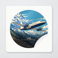 Thumbnail for British Aerospace ATP - 3D - Circle Sticker - Peel